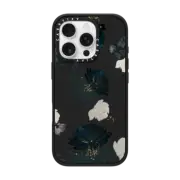 iPhone 16 Pro Impact Case MagSafe Compatible White and Black Floral