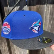 7 3/8 Grey UV New Era Exclusive Toronto Blue Jays 1992-93 World Series Fitted