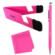 iHome Tablet and Smartphone 3-in-1 Microfiber Cloth, Stylus Pen & Stand Bundle