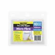 UNi-PRO 100mm Little Ripper Microfibre Mini Roller Covers 10 Pack 10mm Nap