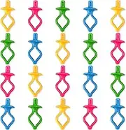 NILLOS Quilting Thread Clips, 20 PCS Bobbin Holder for Sewing, Embroidery (4 Colors)