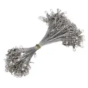 100pcs Wire Trace Leader Rig, Carbon Steel Fishing Rigs High