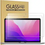 KEANBOLL 2-Pack MacBook Pro 13 Tempered Glass Screen Protector for MacBook Pro 13 inch (2016-2022 / M1, M2),MacBook Air 13 inch (2021-2018 / M1) Bubble Free & Ultra Clear & Automatic Adsorption