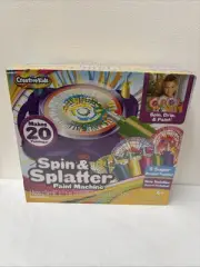 Creative Kids Spin & Splatter Paint Art Kit Machine For Kids & Adults