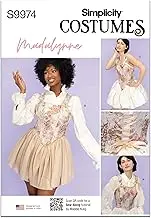 Simplicity Sewing Pattern SS9974K5 Misses' Corsets by Madalynne Intimates K5 (8-10-12-14-16)
