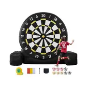 VEVOR Inflatable Soccer Dart Board over 2.5 m High with 9 Kick Balls & Air Pump