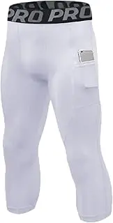[Lanbaosi] Men's Compression Pants Cool Dry Base Layer Tights Running Basketball Leggings