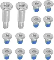 Gintai 14Pcs Lower Bottom Base Cover Case Screws Replacement for DELL Precision 5510 5520 5530 5540 (Sliver)