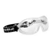 Bolle 40095 Nitro Goggles - Clear Frame w/ Black Strap Anti-Fog & Anti-Scratch