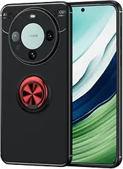 Protective Case Slim Case for Huawei Mate 60 Pro Case Soft TPU Shockproof Case 360 Degrees Rotating Metal Magnetic Ring Kickstand Heat Dissipation Anti-Fall Protective Case Case Shell Cover (Color :