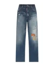 Dsquared2 Patchwork Distressed Jeans IT40,IT34,IT42,IT38,IT36 blue