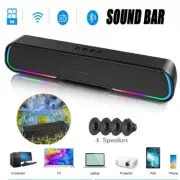 Wireless Sound Bar TV Soundbar Bluetooth5.0 Speaker Detachable Theater Subwoofer