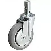 5" UNIVERSAL HAND TRUCK REPLACEMENT CASTER - Thermo Plastic Rubber (TPR) Tread -