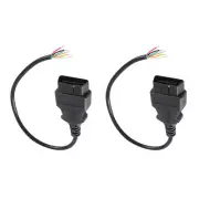 OBD2 16Pin Male/Female Plug Opening OBD Cable OBDII ODB2 16Pin OBD 2 Adaptor