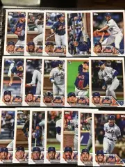 2023 Topps Baseball NY Mets Team Set (17 Cards) inc Alonso, Lindor & Senga RC