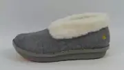CLOUDSTEPPERS by Clarks Faux Fur & Felt Slippers Step Flow Low Grey