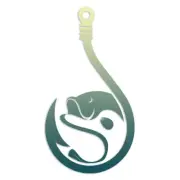 Fish Hook Bass Trout - Decal Sticker - Multiple Patterns & Sizes - ebn6599