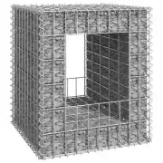 NNEVL Gabion Basket Post 50x50x60 cm Iron