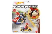 Hot Wheels Mario Kart Diddy Kong Pipe Frame Diecast Model