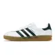 adidas 休閒鞋 Gazelle Indoor W 白 綠 膠底 三葉草 女鞋 德訓鞋 【ACS】 IE2957