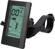 Tbest LCD Display for Electric Bikes, 2.7 Inch Screen, 24V, 36V, 48V, 52V, Brightness, Adjustable, Water-Resistant Control Panel for Outdoor Cycling with Mid-Drive Motor, Default