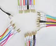3.5mm jack auxiliary male stereo cable FOR apple iphone 6 4s 5 pc ipod mp3 car