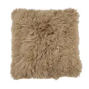 [James Lane] Mongolian Fur Cushion Mushroom - 55cm x 55cm