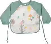 MERRYHAPY Painting Smock Long Sleeve Bib for Eating Creative Activities Comfortable Lightweight Durable Apron Keeps Clothes Clean