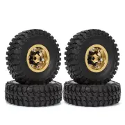1/24 RC Car 1.0in Wheel Rims&Tires Tyres For Axial SCX24 AXI00002/00004/AXI90081