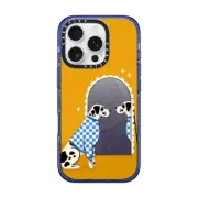 iPhone 16 Pro Impact Case MagSafe Compatible Checkered Dalmatian Great Dane Mirror