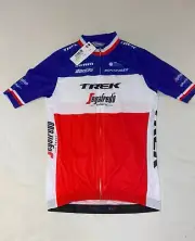 Trek Segafredo Cycling Jersey Men's X-Large Santini Training French Flag Colors