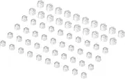 HDBUBALUS Motorcycle Plastic Engine Kaps Bolt Covers Cap Fit for Harley M8 Touring Softail 2018-2023 Chrome 60pc