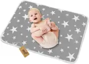 Changing Pad, Portable Waterproof Changing Diaper Mat (30"X23"), Multi-Purpose R