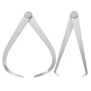 Inside Outside Calipers 250mm Firm Joint Stainless Steel Measuring Tool 1 Set