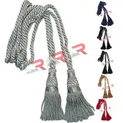 New Silk Bagpipe Scottish Highland Drone Cord in Silver Color Professional