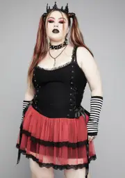 [Widow] Plus Applause Applause Mini Dress