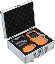 Gas Leak Detector Tester 4 in 1 Gas Detector CO H₂S O₂ LEL Monitor Digital Handheld Toxic Carbon Monoxide Hydron Sulfide Air Quality Tester Detector with Wide Test Range, High Sensitivity(Orange)