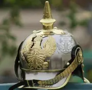 Brass Finishing Nautical British Fireman Helmet Fire Brigade Fire fight Wearable