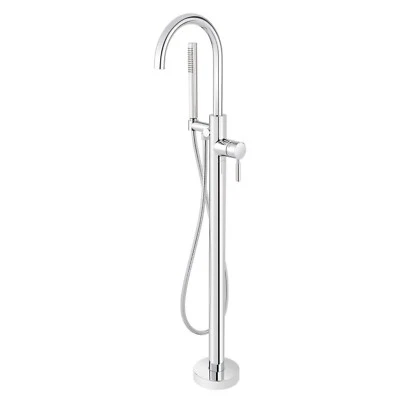MISENO Mia Single Handle Lever Floor Mount Filler in Polished Chrome (NEW)