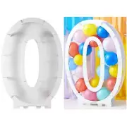 Ginger Ray Number 0 Balloon Mosaic Frame 85cm 10th Birthday Decoration Prop