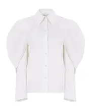 Nina Ricci Halter Blouse 38 White