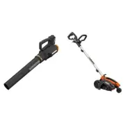 WORX 20V Turbine Cordless Two-Speed Leaf Blower Power Share - WG547 (Battery & C