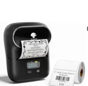 phomemo M110 Label Maker Machine Portable Bluetooth Thermal Printer with 1 Label