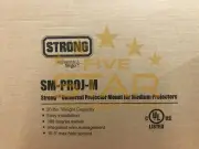 Strong SM-PROJ-M-WH Universal Projector Mount for Projectors 30-50lbs.