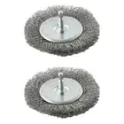 2pcs Electric Joint Brush Replacement Brush Wire Brush Set For EFB 400 Blister