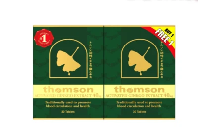 2 X Thomson Activated Ginkgo Extract 40mg – Brain & Memory Support FAST SHIP