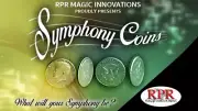 Symphony Coins (US Quarter) Gimmicks and Online Instructions by RPR Magic Innova