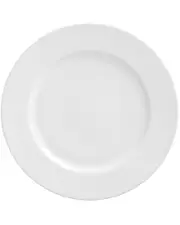 10 Strawberry Street White Set of Six 10.5in Dinner Plates