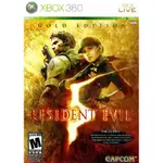 【全新未拆】XBOX360 惡靈古堡5黃金版 BIOHAZARD RESIDENT EVIL5 GOLD EDITION