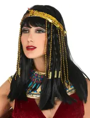 JADEO Golden Egyptian snake sequin headband woman Taille Unique